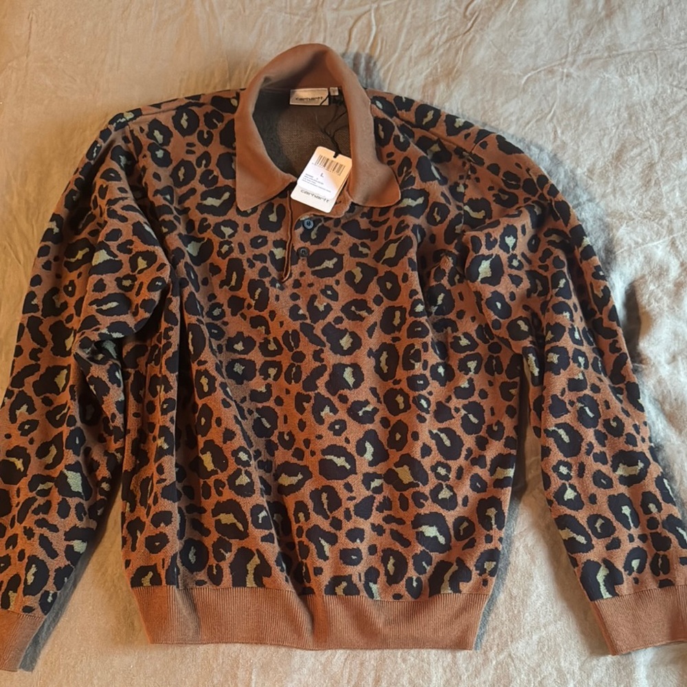 NWT Carhartt WIP Men’s Large polo sweater